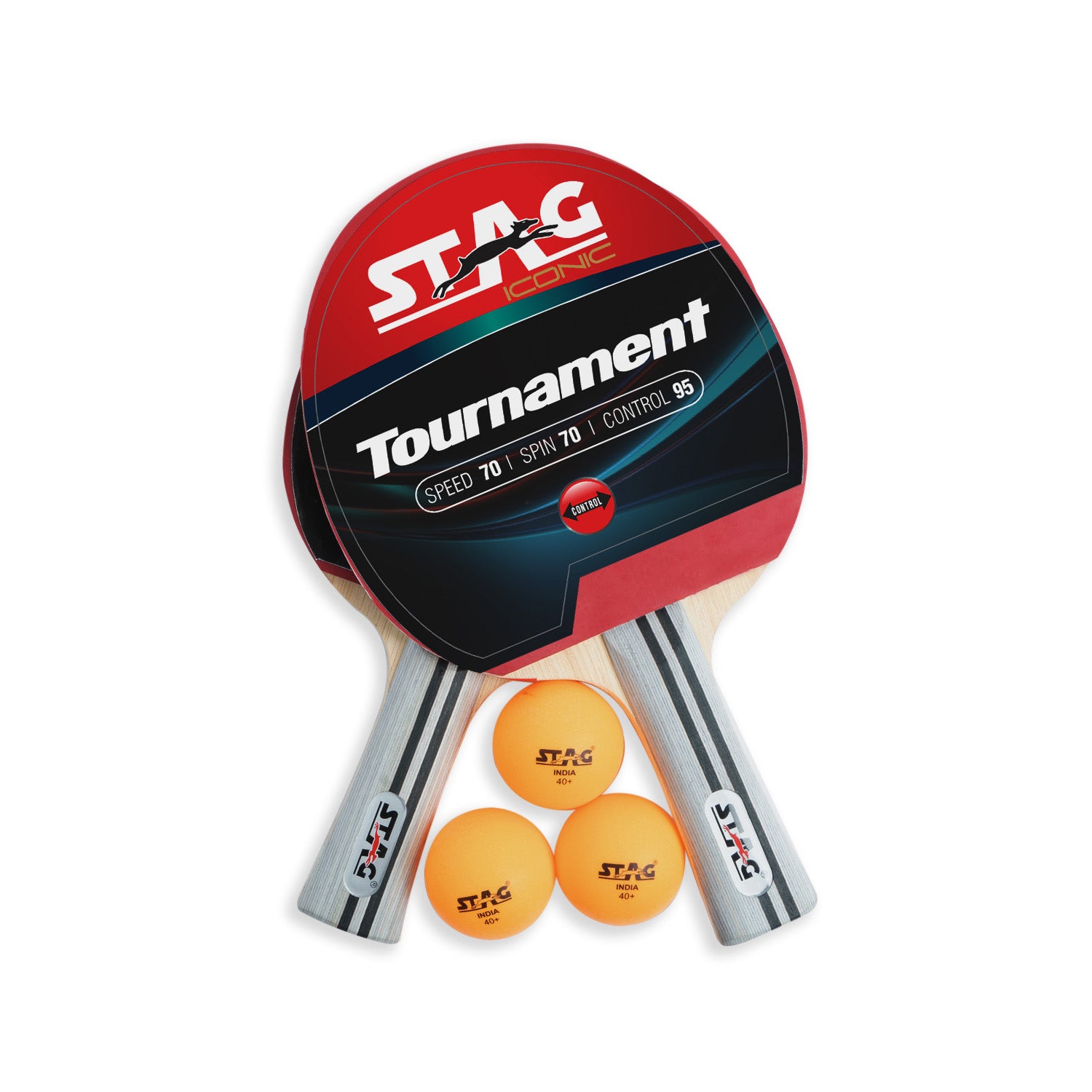 STAG Tournament Professional Table Tennis (T.T) Set White