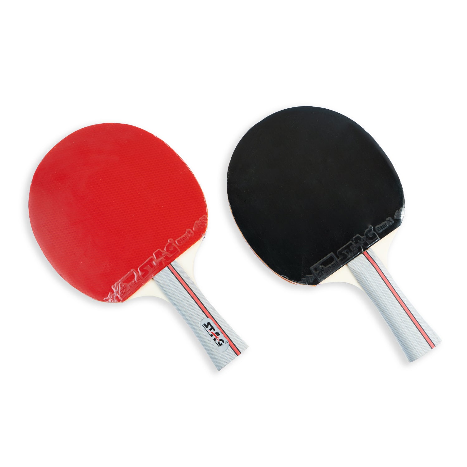 STAG Victor Series Professional Table Tennis (T.T) Set| Premium ITTF Approved Rubber- Table Tennis Rackets and T.T Balls Included| All-in-One Ping Pong Paddle Playset - Table Game Accessories.
