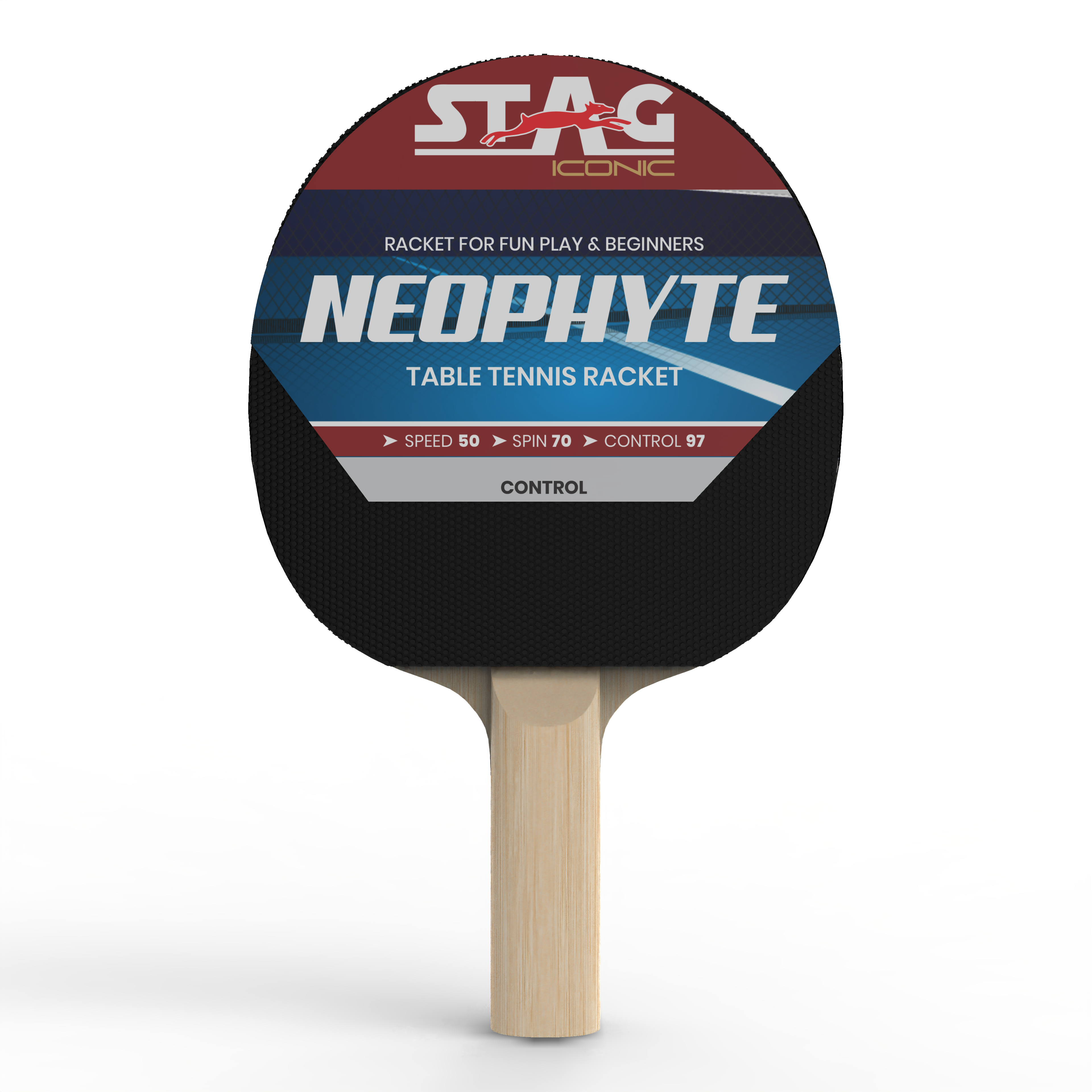 Stag Iconic 2024 Neophyte Series Table Tennis | Beginner Play Series T.T Series | Jump into Action with Vibrant, Playful Ping-Pop Colors| Discover Your Element in Table Tennis