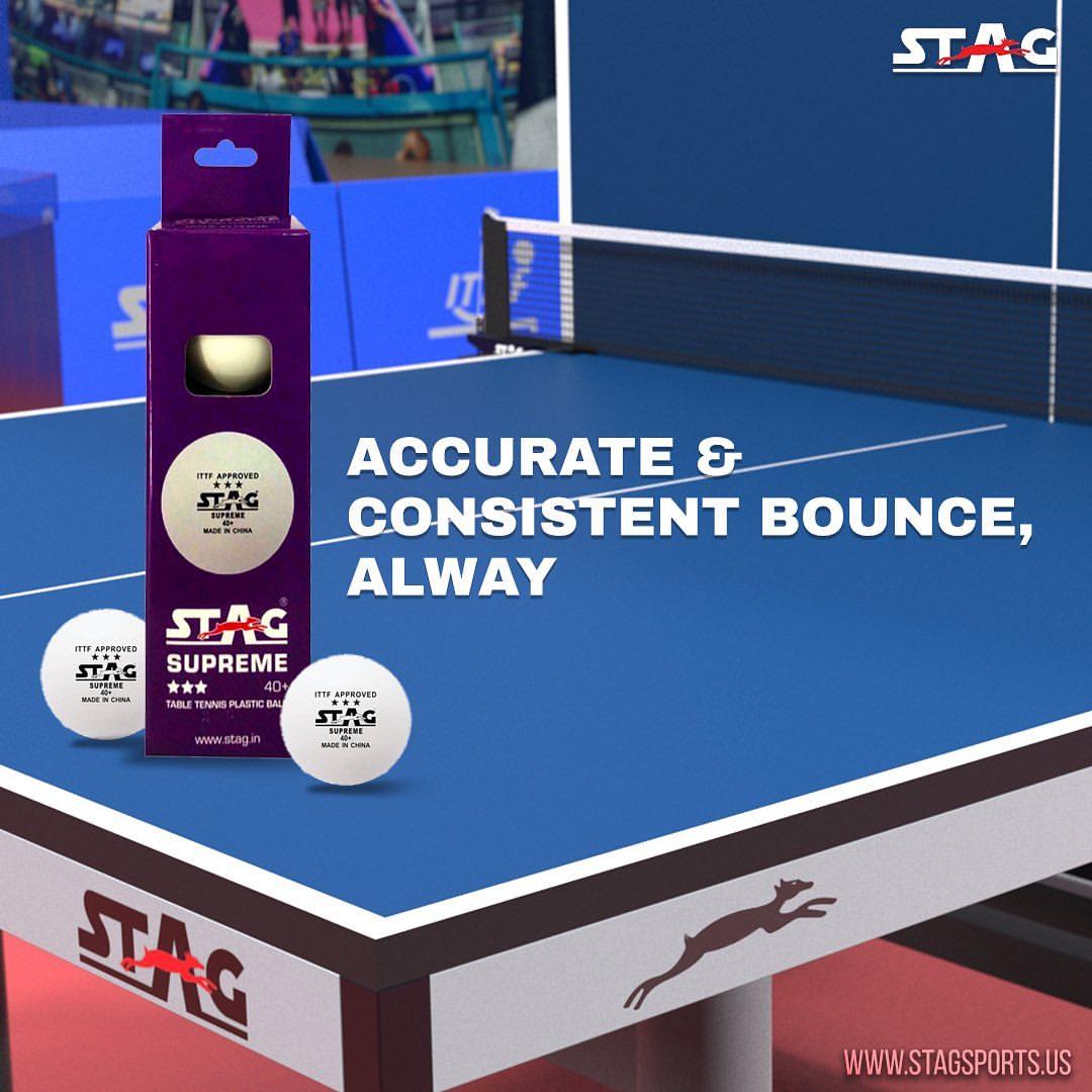 3 Star Supreme Table Tennis ABS  Balls (White)
